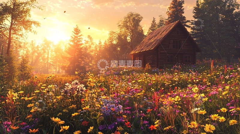 高清大图下载【趣麦麦图】田园小屋