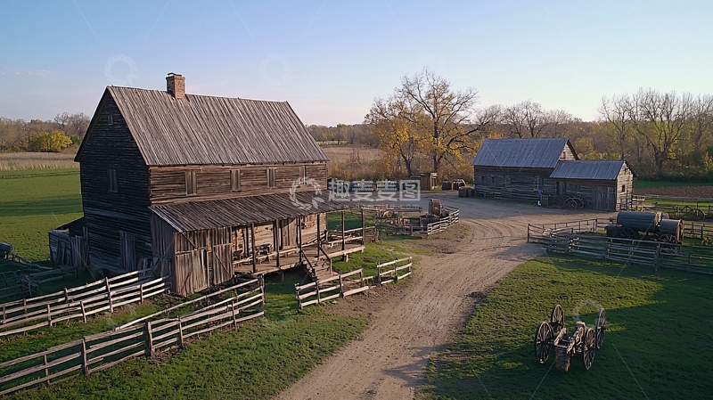 高清大图下载【趣麦麦图】乡村老宅