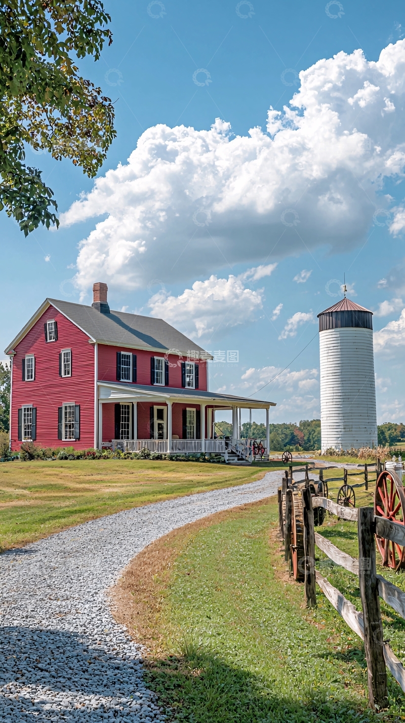 高清大图下载【趣麦麦图】红房子