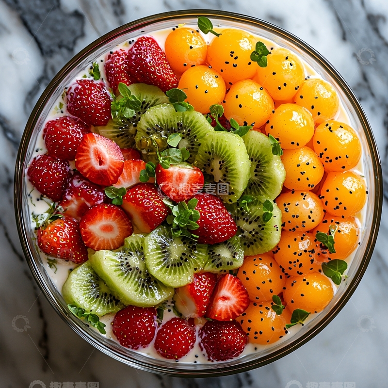 高清大图下载【趣麦麦图】水果沙拉碗