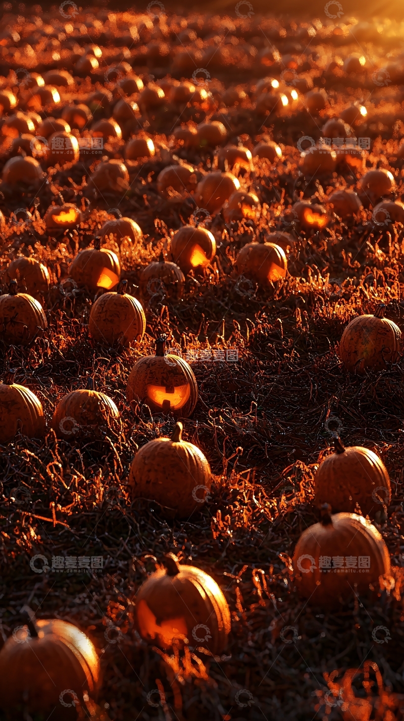 高清大图下载【趣麦麦图】南瓜灯