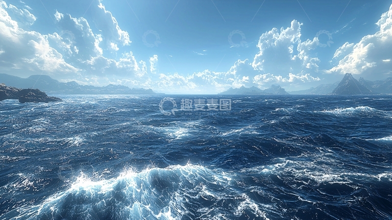 高清大图下载【趣麦麦图】广阔的海洋