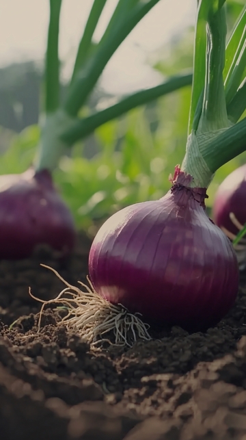 红洋葱田园风光