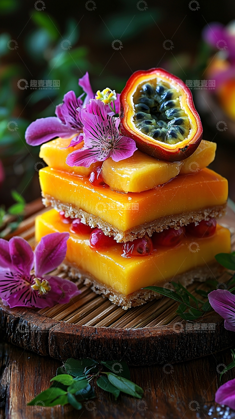 高清大图下载【趣麦麦图】精致热带水果甜点