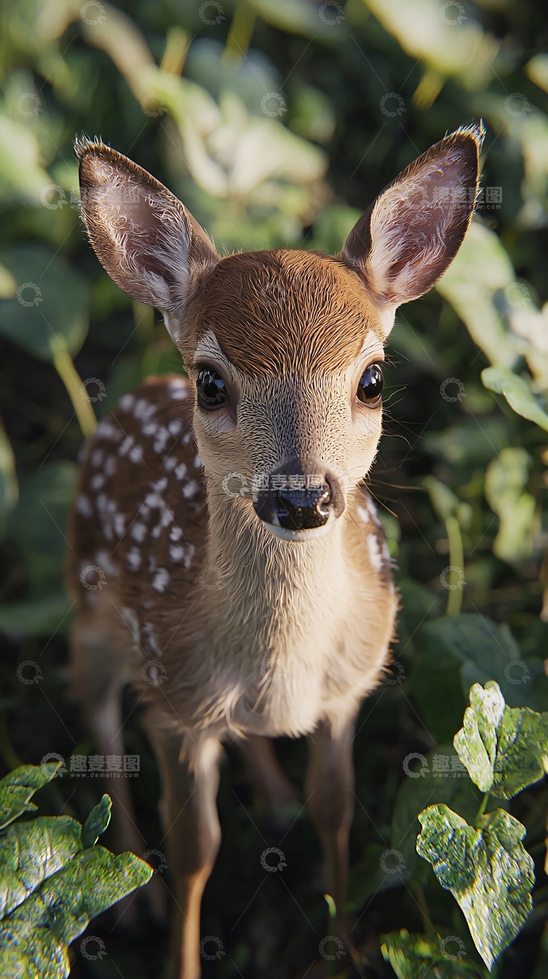 高清大图下载【趣麦麦图】小鹿斑比