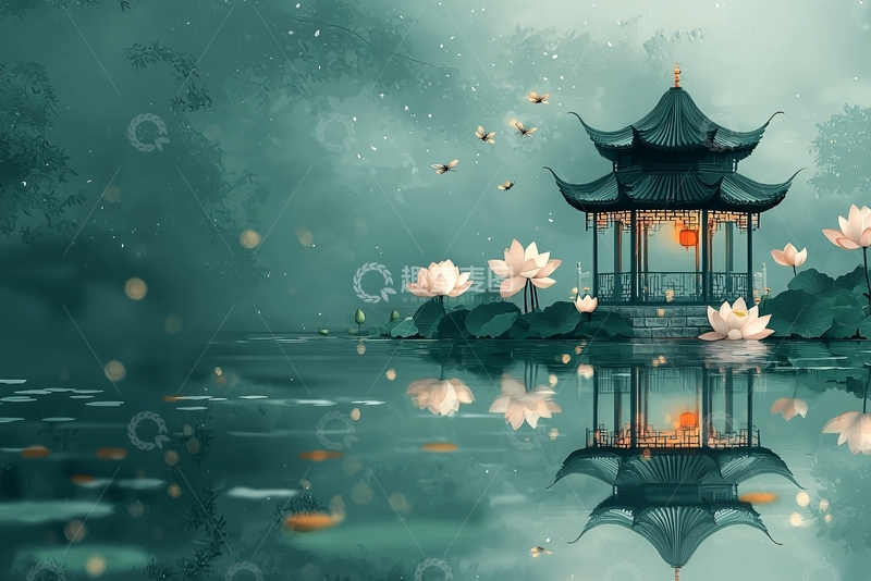 高清大图下载【趣麦麦图】水墨江南