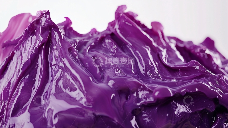 高清大图下载【趣麦麦图】紫色液体流动纹理