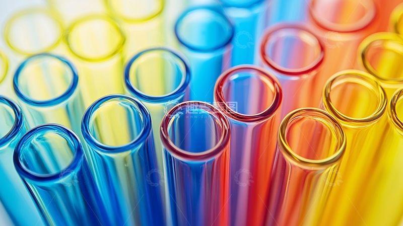 高清大图下载【趣麦麦图】彩色试管