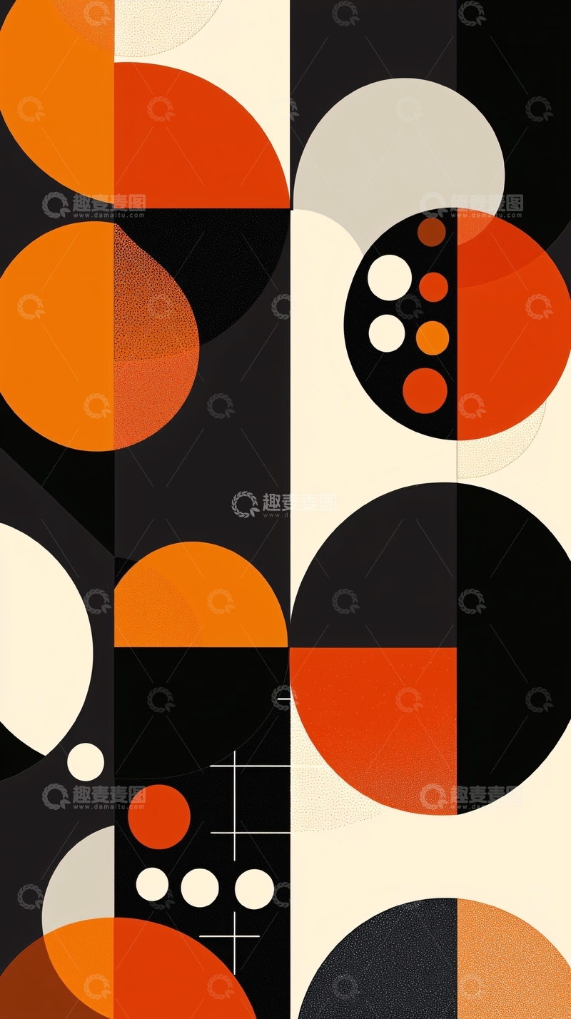 高清大图下载【趣麦麦图】抽象几何图案