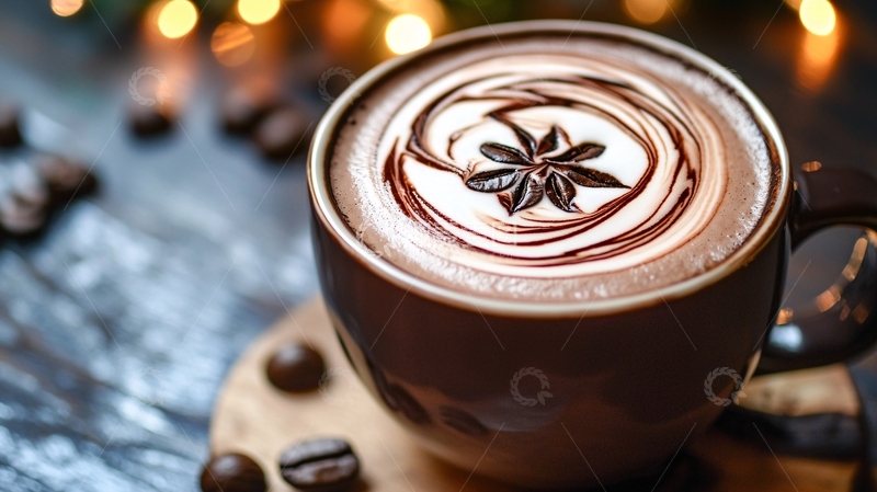 高清大图下载【趣麦麦图】星巴克咖啡拉花