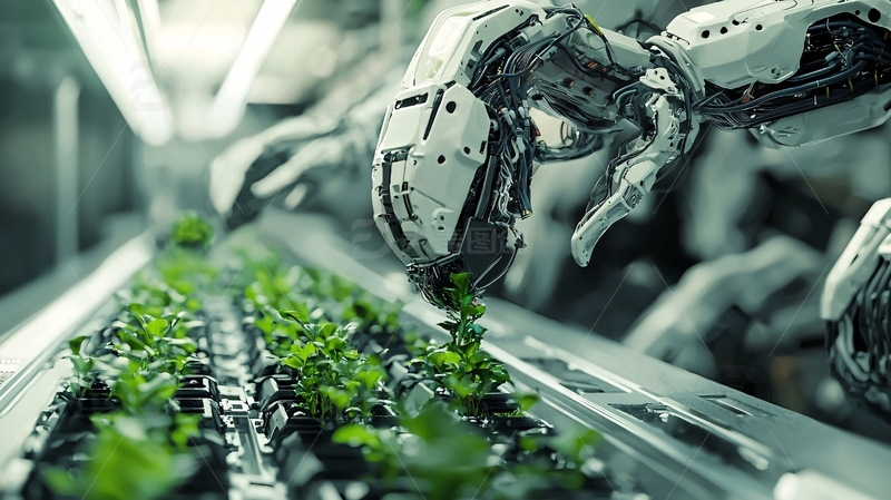 机器人采摘蔬菜