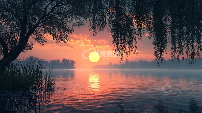高清大图下载【趣麦麦图】日出