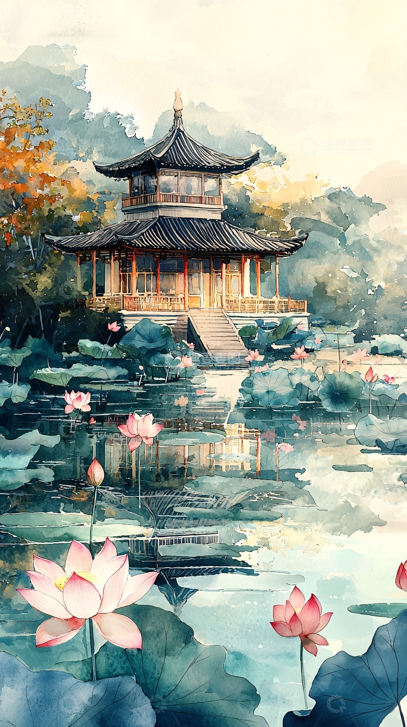 高清大图下载【趣麦麦图】水墨画