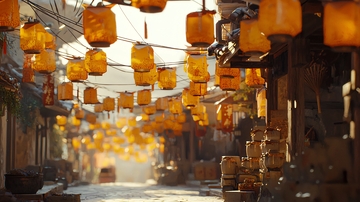 古色古香的中国老街