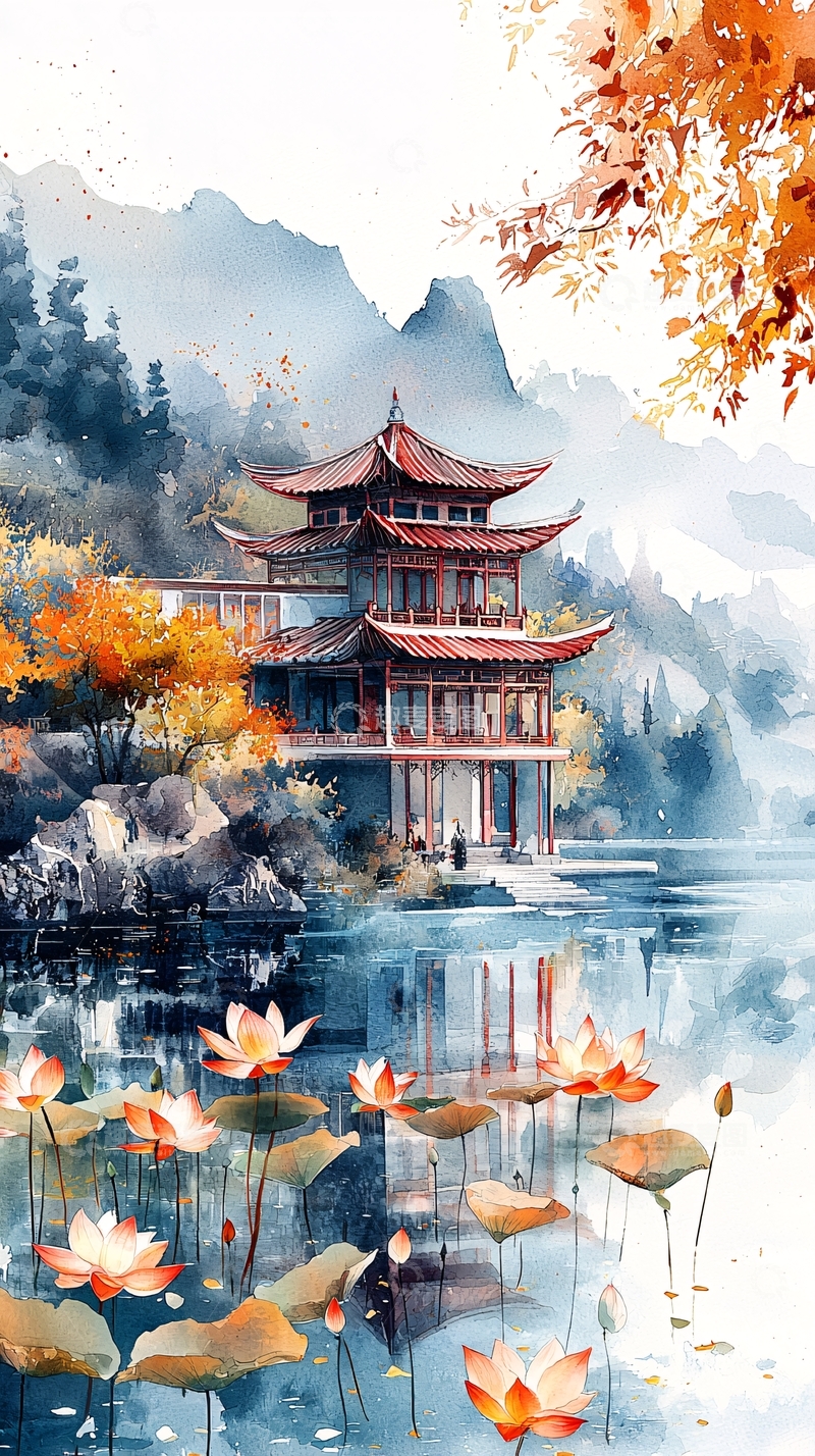 高清大图下载【趣麦麦图】水墨画