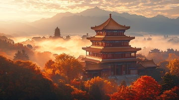 东方古典建筑群