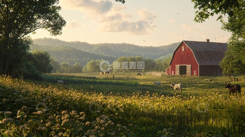 高清大图下载【趣麦麦图】乡村田园风景