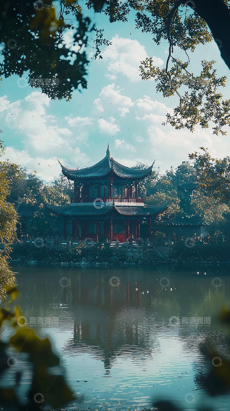 高清大图下载【趣麦麦图】水墨江南