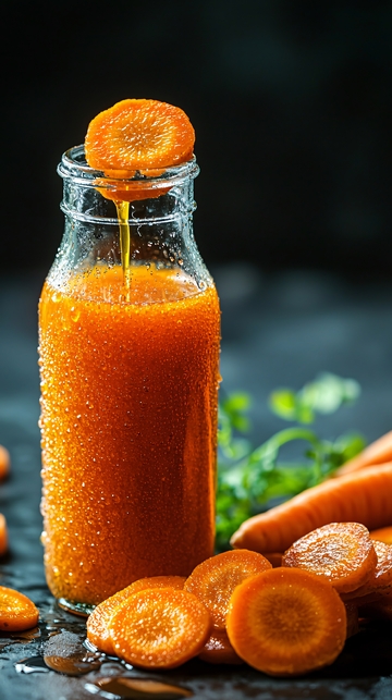 胡萝卜汁玻璃瓶