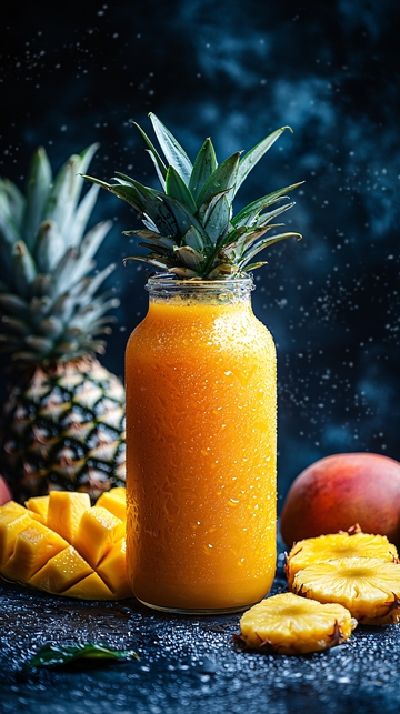 热带水果饮料