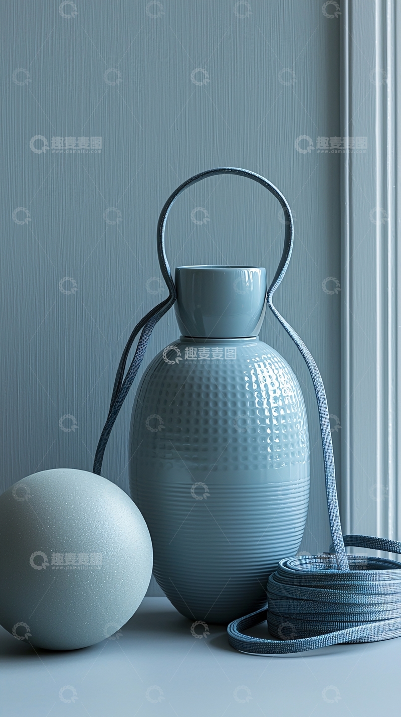 高清大图下载【趣麦麦图】浅蓝色静物