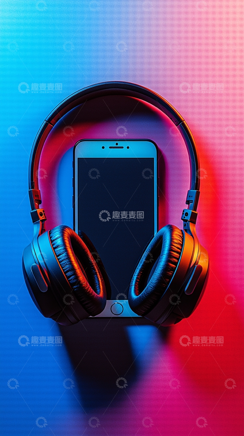 高清大图下载【趣麦麦图】手机耳机