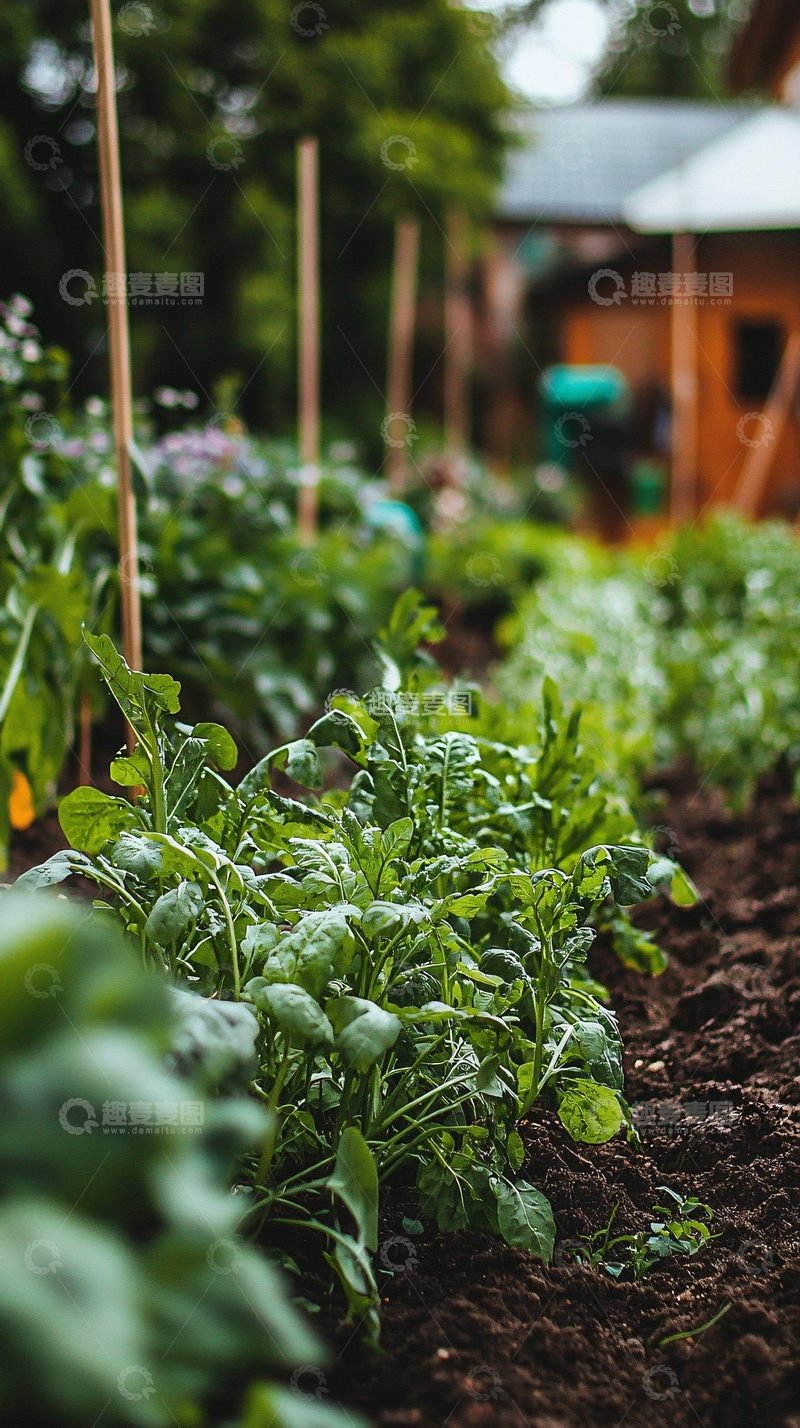 高清大图下载【趣麦麦图】花园蔬菜种植