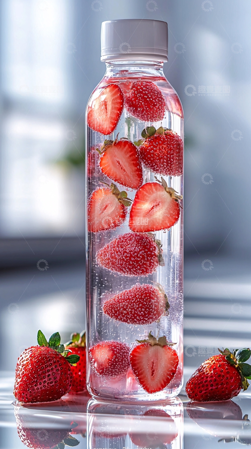 高清大图下载【趣麦麦图】草莓水
