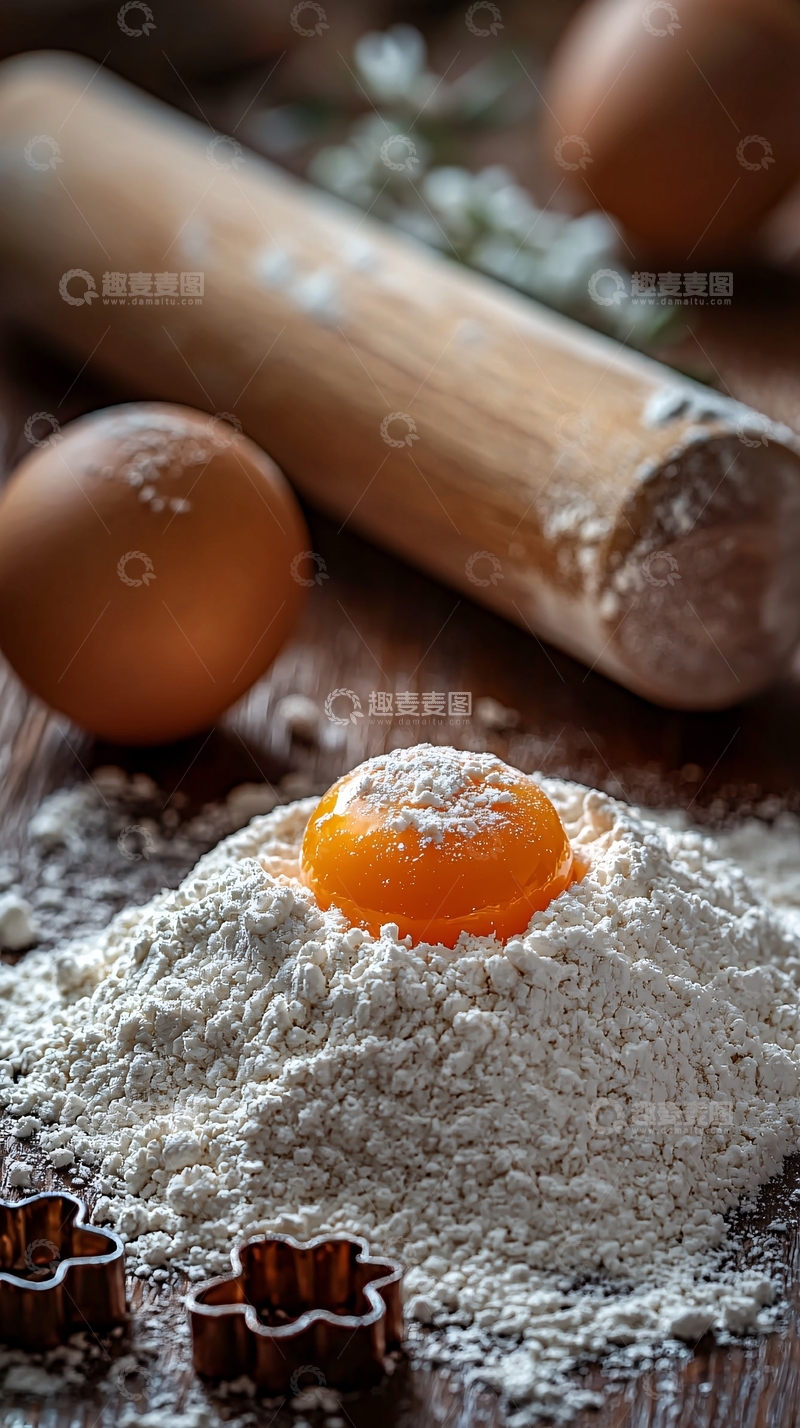 高清大图下载【趣麦麦图】烘焙原料特写