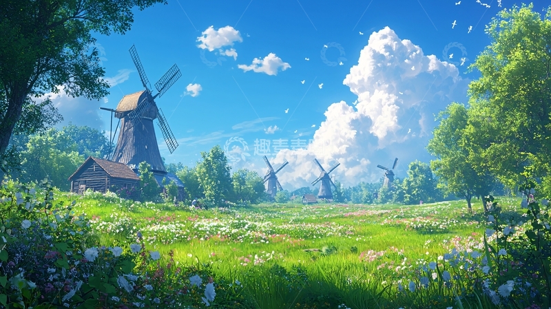 高清大图下载【趣麦麦图】田园风光196
