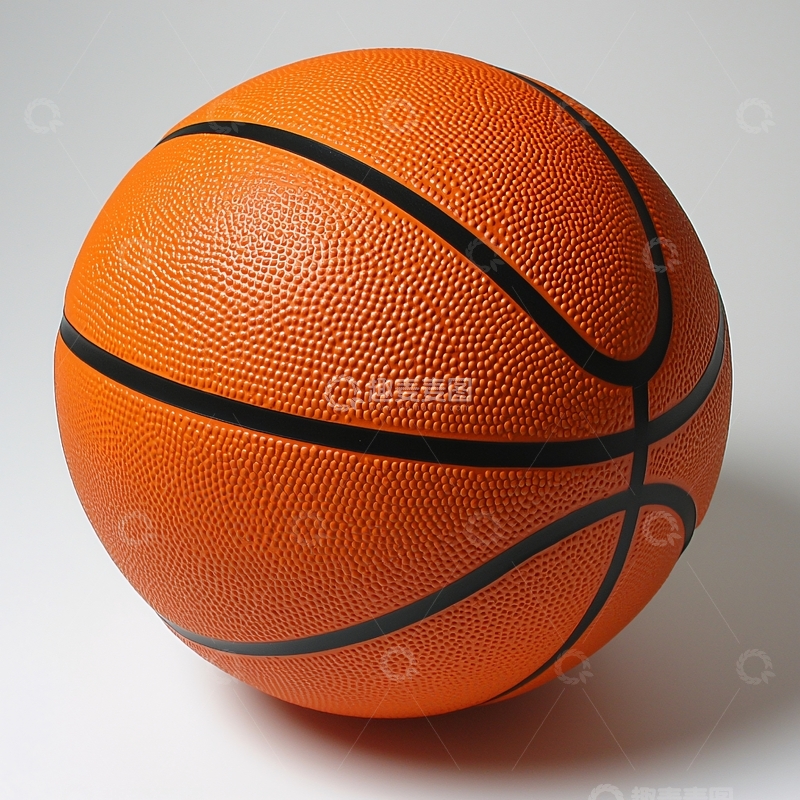 高清大图下载【趣麦麦图】橙色篮球特写