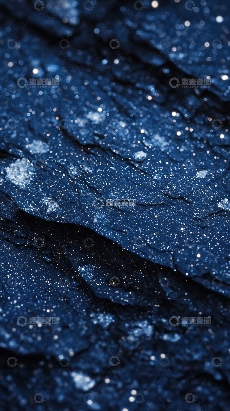 高清大图下载【趣麦麦图】深蓝色岩石纹理背景
