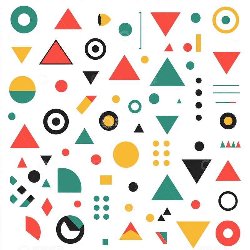 高清大图下载【趣麦麦图】抽象几何图案