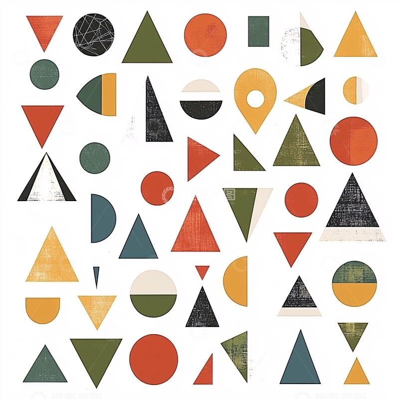 高清大图下载【趣麦麦图】抽象几何图形