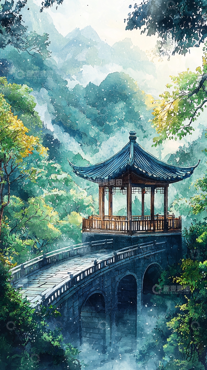 高清大图下载【趣麦麦图】水墨画