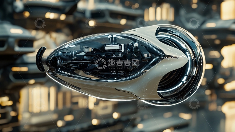 高清大图下载【趣麦麦图】未来飞行器