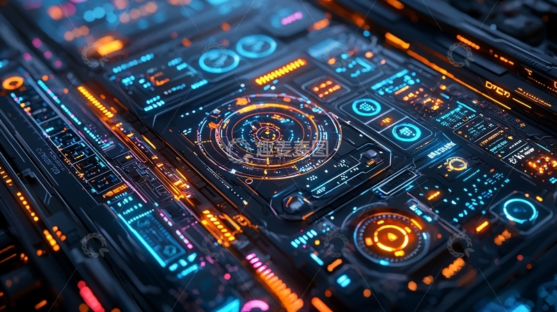 高清大图下载【趣麦麦图】科技感电路板界面