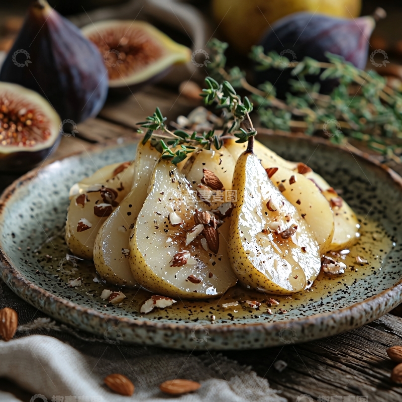 高清大图下载【趣麦麦图】烤梨