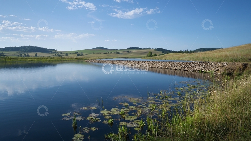 高清大图下载【趣麦麦图】平静湖泊