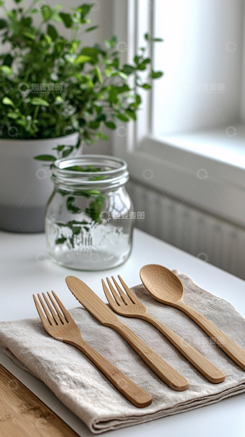 高清大图下载【趣麦麦图】餐具套装