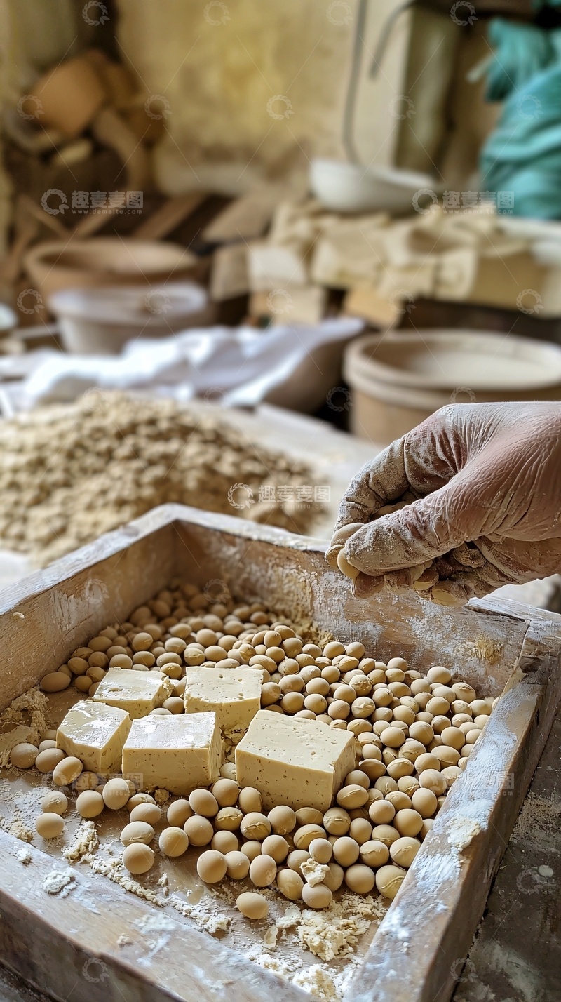 高清大图下载【趣麦麦图】豆腐坊