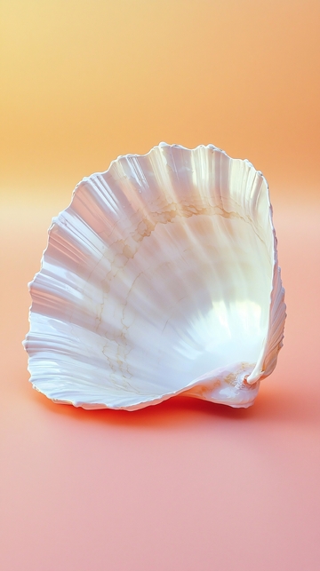光滑贝壳粉色背景