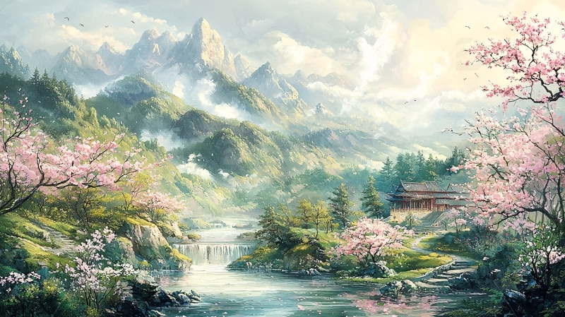 高清大图下载【趣麦麦图】山水田园唯美风光