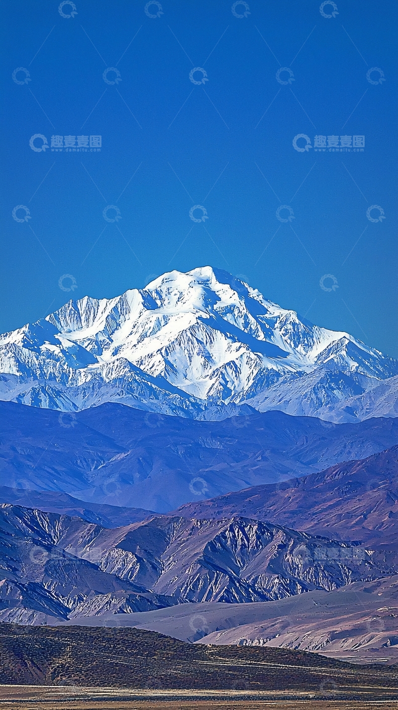 高清大图下载【趣麦麦图】雪山