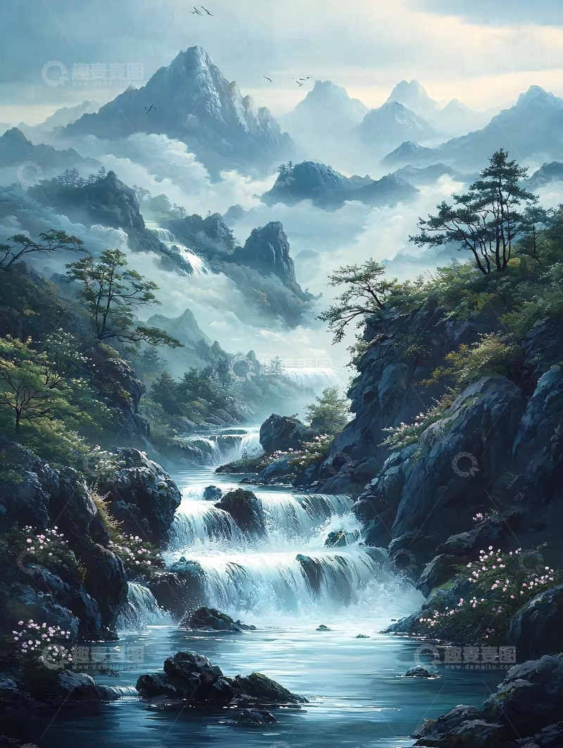 高清大图下载【趣麦麦图】山水风景唯美意境