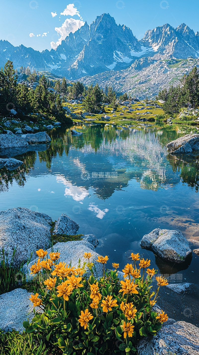 高清大图下载【趣麦麦图】山清水秀