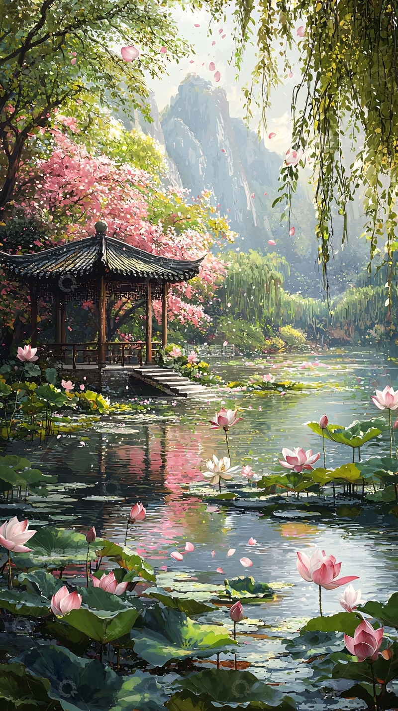 高清大图下载【趣麦麦图】水墨江南