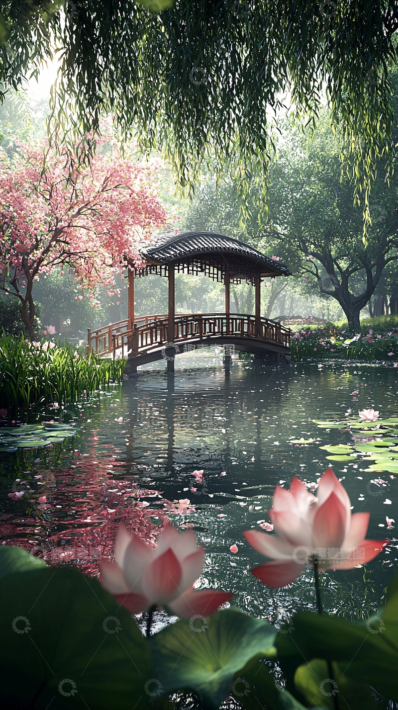 高清大图下载【趣麦麦图】亭台楼阁