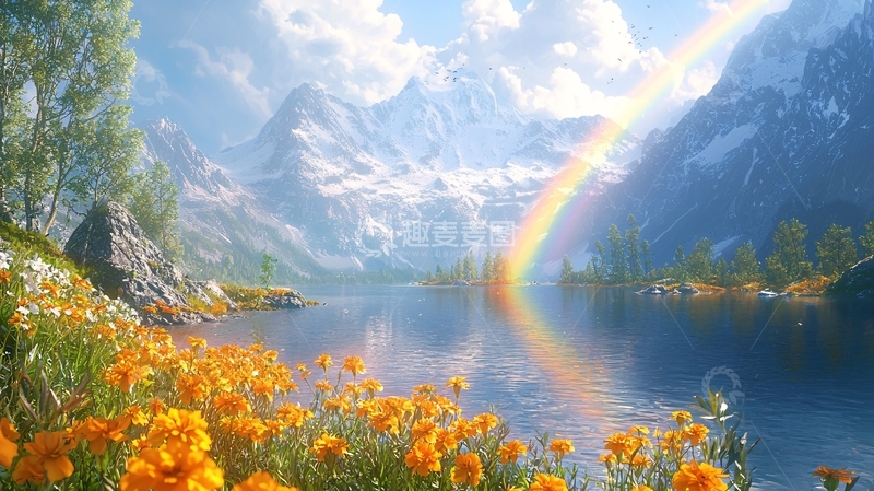 高清大图下载【趣麦麦图】彩虹