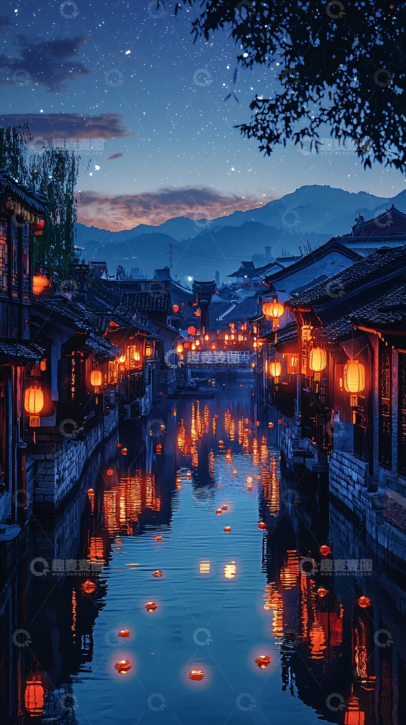 高清大图下载【趣麦麦图】夜景